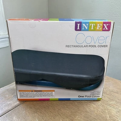 New Intex Rectangular Pool Cover Part# 58412EP 120”X 72” Sealed Box Ships Fast - Image 1 of 4