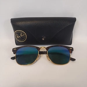 Ray-Ban T RB3016 Clubmaster 1145/30 51[]21 145 3N Brown Sunglasses Frames Only  - Picture 1 of 7