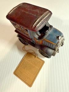 Vintage 1998 Boyds Collection Boyds Bears Cast Iron Truck Handmade True Blue - Picture 1 of 7