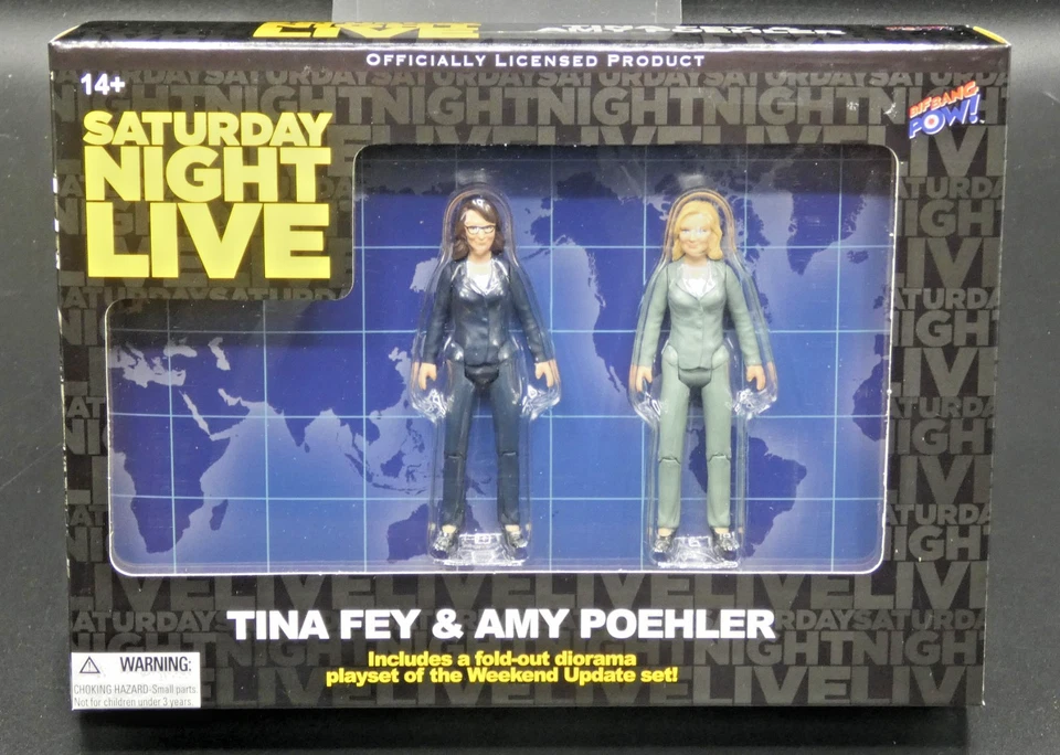 Saturday Night Live Weekend Update Tina Fey & Amy Poehler SNL Action Figures