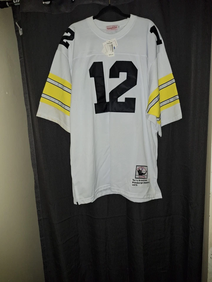 Mitchell And Ness Hombres 56 Pittsburgh Steelers Terry Bradshaw 1975 Retroceso  Foto 1 de 2