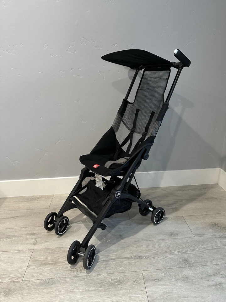 Cochecito de viaje ligero Good Baby POCKIT AIR TODO TERRENO negro y gris Foto 1 de 4