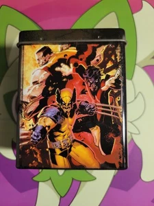 MARVEL VS SYSTEM Deck Box Tin X- men Fantastic 4 Avengers Magneto Wolverine RARE - Picture 1 of 5