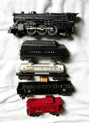 Lionel  2025  Steam Engine (Refurbished) 3 car Freight set 1485WS 1950’s NICE ! - Image 1 of 4