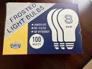 100 Watt Light Bulbs - 3 Pack, Soft White, Old Style, New / old stock - Picture 1 of 1
