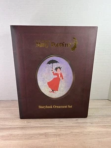 Ornement de livre d'histoires Disney Mary Poppins 5 pièces - Mary, Burt, pingouin, batteur - Photo 1/9
