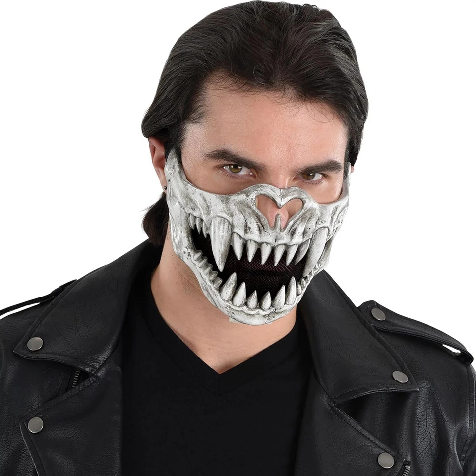Skull Creature Mask Suit Yourself Fancy Dress Halloween Adult Costume Accessory - Image 1 of 1
