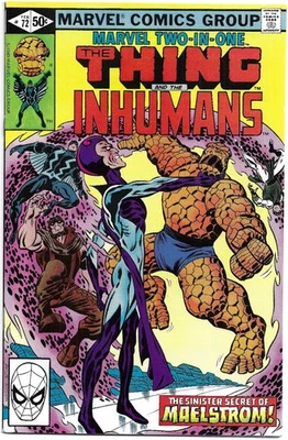 Marvel Two-In-One #72 BRONZE AGE COMIC BOOK The Thing Inhumans Maelstrom 1981 NM - image 1 of 2