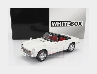 1:24 WHITEBOX Honda S800 1966 White WB124184-O - Immagine 1 di 2