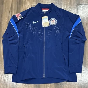 Nike Women’s Paris 2024 Team Issued USA Olympic Podium Jacket DZ3572-492 Size M - Picture 1 of 9