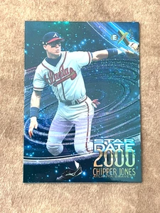 1997 Skybox Baseball E-X2000 Star Date Insert #5 CHIPPER JONES Sports Card HOF - Picture 1 of 3