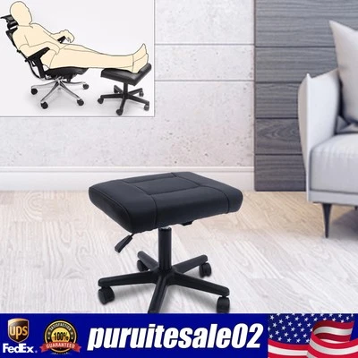 Office Foot Stool with Wheels, Height Adjustable Rolling Leg Rest Adjustable - Image 1 of 4