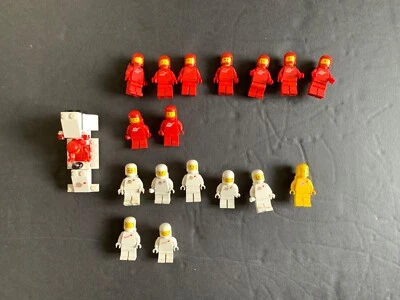 Lote 18 Lego Clásico Spaceman Tanques de Aire Minifigura Rojo Amarillo Blanco De Colección Foto 1 de 4