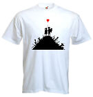 Banksy Kids On Guns Men's T-Shirt - Gorrilaz - Colour Choice - Sizes S To 3Xl