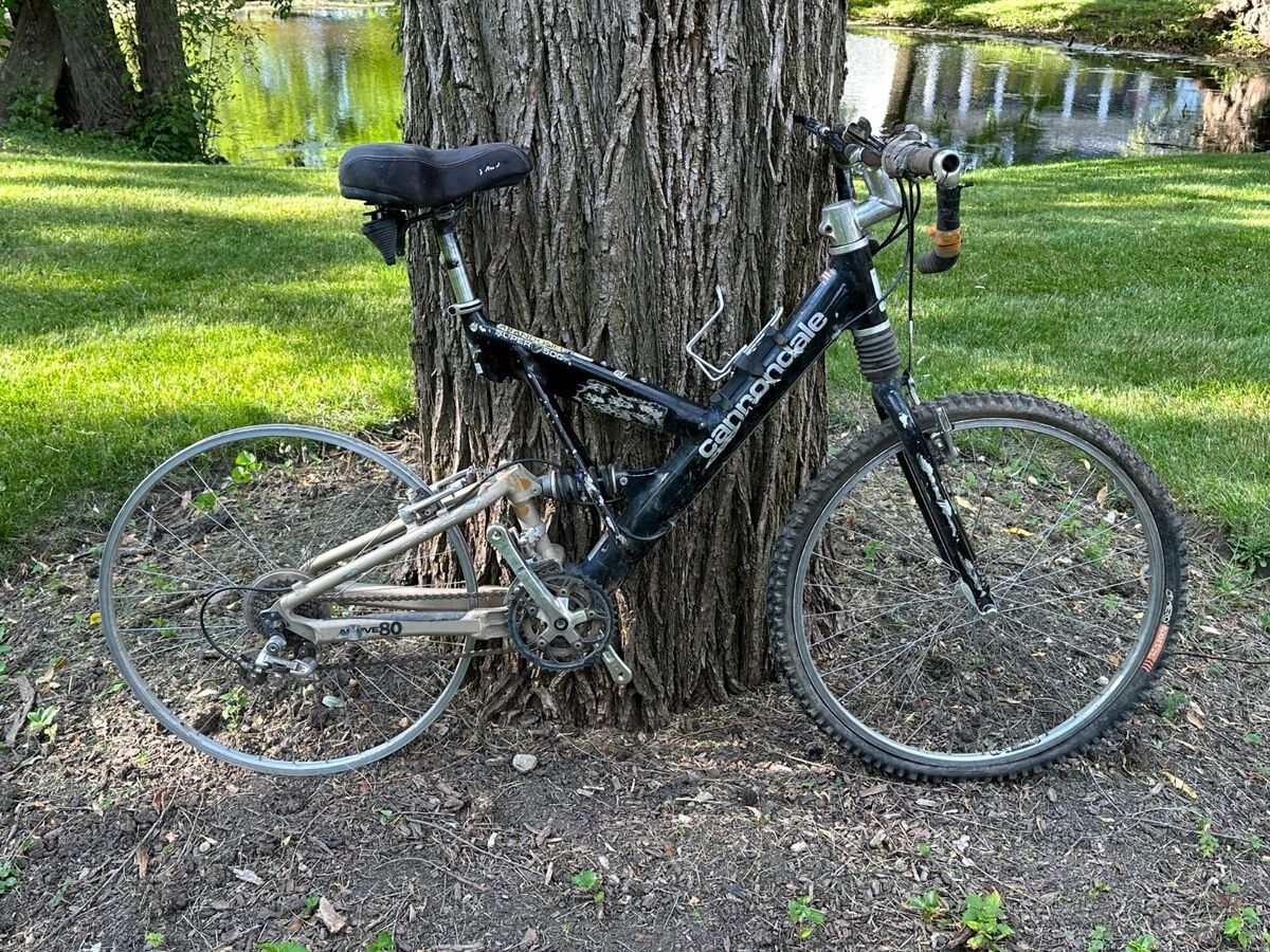 Vintage Cannondale Super V-500 Comp Full Suspension Mountain Vintage Cannondale Super V-500 Comp Full Suspension Mountain
