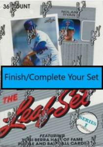 1990 Leaf Baseball Finish / Complete Your Set 281-528