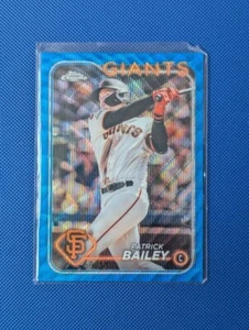 San Francisco Giants - Patrick Bailey Blue Wave /75 - Chrome 2024 - Picture 1 of 2