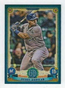 Topps Gypsy Queen #2 2019 Jesus Aguilar Indigo Parallel #'d 097/250 - Imagen 1 de 2