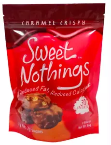 Keto: Sweet Nothings Caramel Crispy low carb 2 Pouches of 7 pieces (3 carbs) - Picture 1 of 2