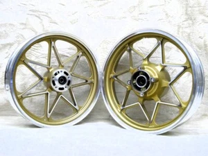 Kawasaki Cast wheel Zephyr400 gold/ Front and rear set Z spec ZR400C Genuine - Bild 1 von 10