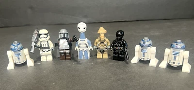 Lego Star Wars Minifigura Lote Storm Trooper Droide Geonosiam Mandalorin Foto 1 de 4