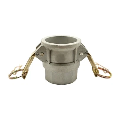 THRIFCO PLUMBING 3 Inch Female Camlock Coupler x 3 Inch Female NPT Alumninum Fitting with Brass