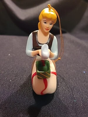 Grolier Porcelain Treasures Ornament - Cinderella Holding Slipper Disney - Image 1 of 4
