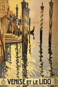Italy Venice Canal Poster by Vintage Travel Posters Giclee Art Print Ships Free - Picture 1 of 3