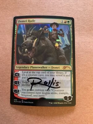 MTG Magic Domri Rade FOIL Signed Artist Proof x1 Secret Lair Drop Chris Rallis - Image 1 of 2