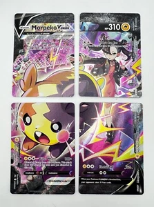 Juego de 4 cartas Pokemon Crown Zenith Morepeko V-Union SWSH 287 288 289 290 - Imagen 1 de 1