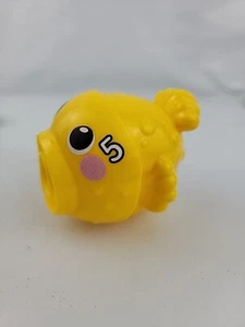 Vtech Jiggle And Giggle Fishing Replacement Yellow Puffer Fish #5 - Picture 1 of 8