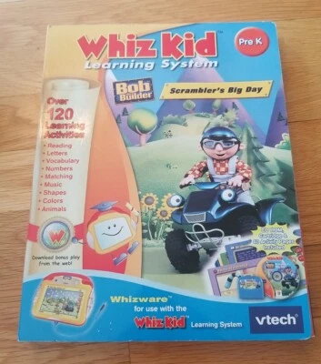Bob the Builder Scrambler's Big Day Pre K Whizware Whiz Kid Learning VTech  - Image 1 of 4