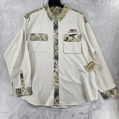 Game guard Mens Long Sleeve Hunting Texas Desert Camo Shirt Mens 2XL XXL NEW! - Image 1 of 4