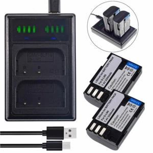 2X Baterías + Cargador Doble LCD para Pentax D-Li90 DLI90 DL190 y Pentax D-BC90 - Imagen 1 de 7