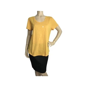 LOFT Outlet Damen T-Shirt Größe Large Rundhalsausschnitt, Farbe Mandarine 100% Baumwolle - Bild 1 von 7