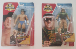 WWE  Flashback Series Sgt. Slaughter  & Cowboy Bob Orton  (Packaging Damage)
