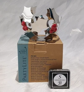 Portavelas A 24/97 Partylite "Stechpalme" P91363 en embalaje original - Imagen 1 de 5