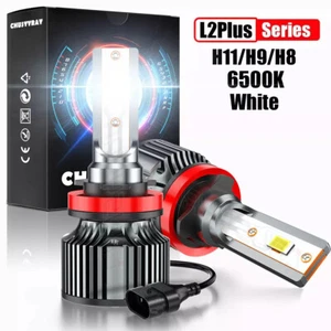 H11 H8 H9 LED Headlight Kit High Low Beam Bulb Super Bright 6500K White 36000LM - Picture 1 of 12