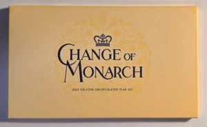 2024 Australia Change Of Monarch Six-Coin Unc Year Set RAM QEII and King CIII - Picture 1 of 9