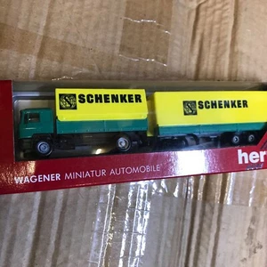 HERPA  SCHENKER COVERED/TILT LORRY/TRUCK' OO/H0/1:87 VINTAGE - Picture 1 of 2