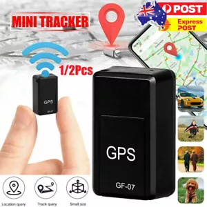 1/2Pcs Magnetic GF07 Mini GPS Real Time Car Locator Tracker GSM/GPRS Tracking - Picture 1 of 14