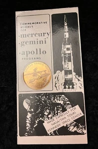 1973 USA NASA Skylab II Vinci Atlas BEAN GARRIOTT LOUSMA Space Station Medal 176 - Picture 1 of 3