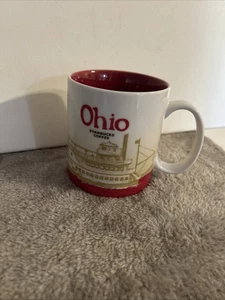 Taza de café Starbucks 16 oz 2009 Collector Series Ohio River Boat - Imagen 1 de 4