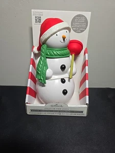 Hallmark JOLLY IN THE JOHN Snowman with Plunger & Sound Motion Activated ~ NIB - Picture 1 of 5