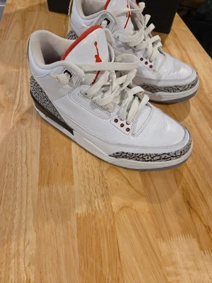 Jordan 3 Blanco Cemento Hombre Talla 8 Foto 1 de 4