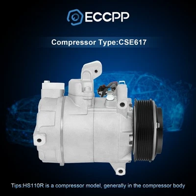 Compresor de aire acondicionado compatible con Infiniti G37 para FX37 2013 para Nissan 370Z 09-19 Foto 1 de 4