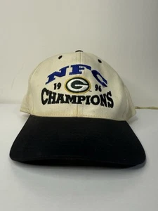 Cappello snapback vintage Green Bay Packers 1996 NFC Champions - Foto 1 di 8