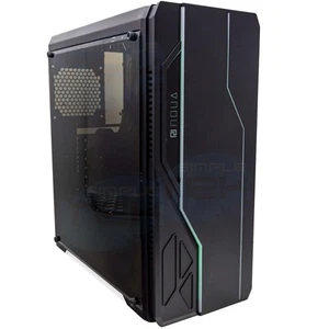 Computergehäuse PC ATX Noua Noob RGB Gaming Montiert Schrank Chassis Plexiglas - Bild 1 von 9