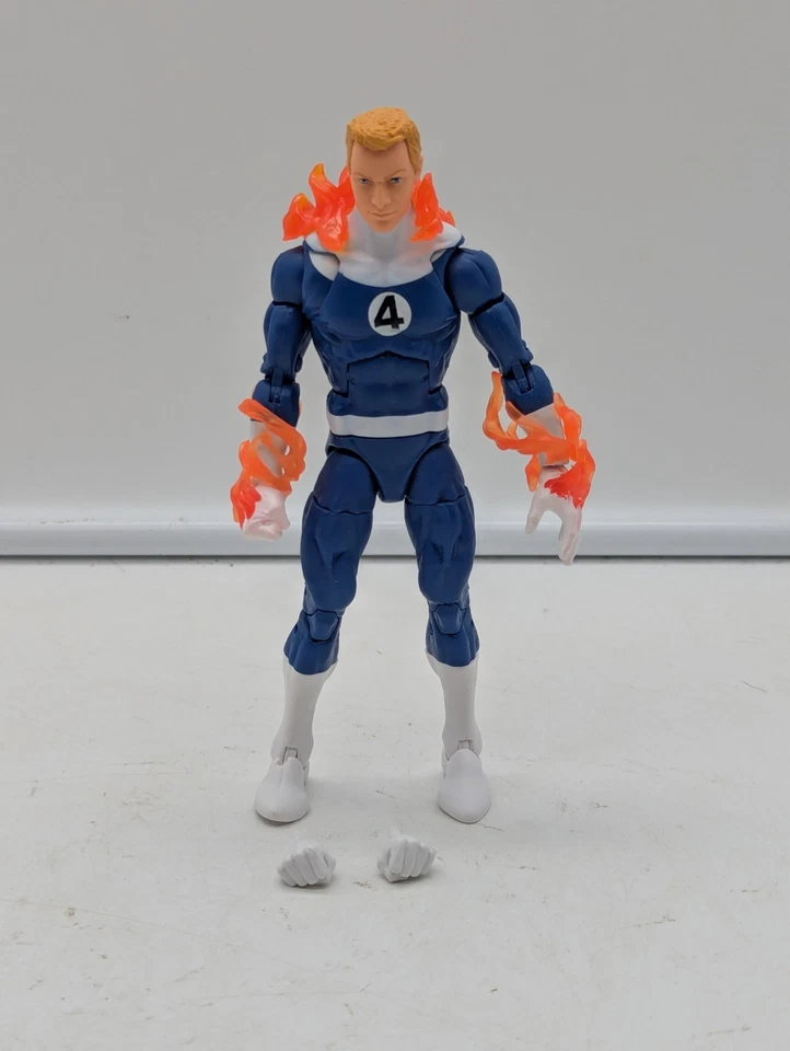 Marvel Legends Fantastic Four Retro Pulse Exclusivo Johnny Storm (Antorcha Humana) Foto 1 de 4