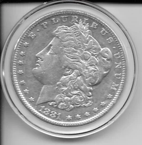 1881P Morgan Dollar, In Capsule - Picture 1 of 2